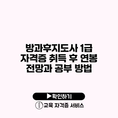 방과후지도사 1급 자격증 취득 후 연봉 전망과 공부 방법